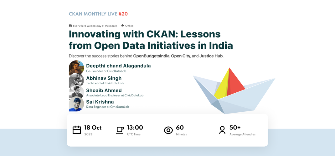 CKAN Monthly Live - Video